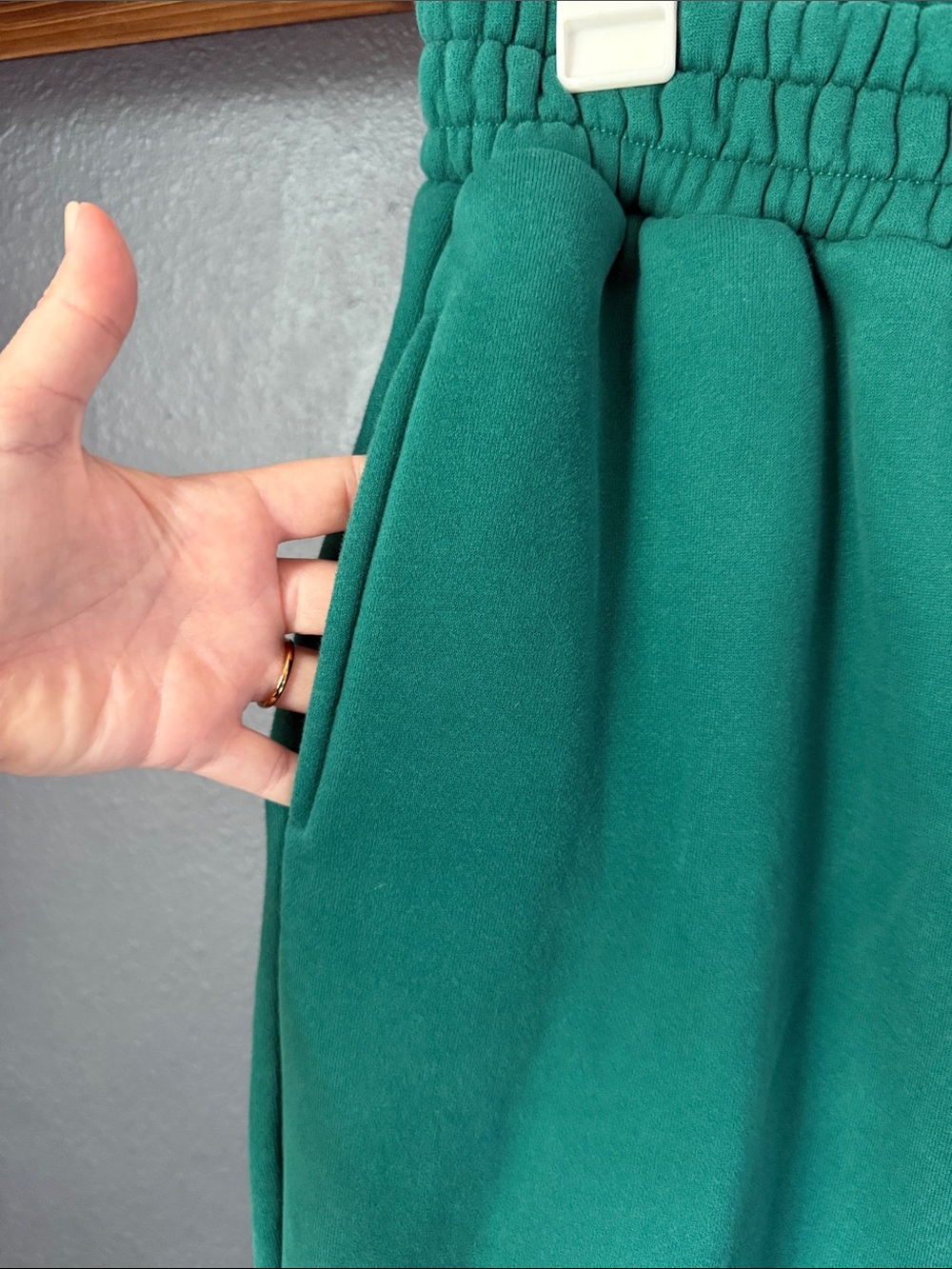 Comfrt Teal Green Jogger Sweatpants Bottoms - Picture 3 of 6
